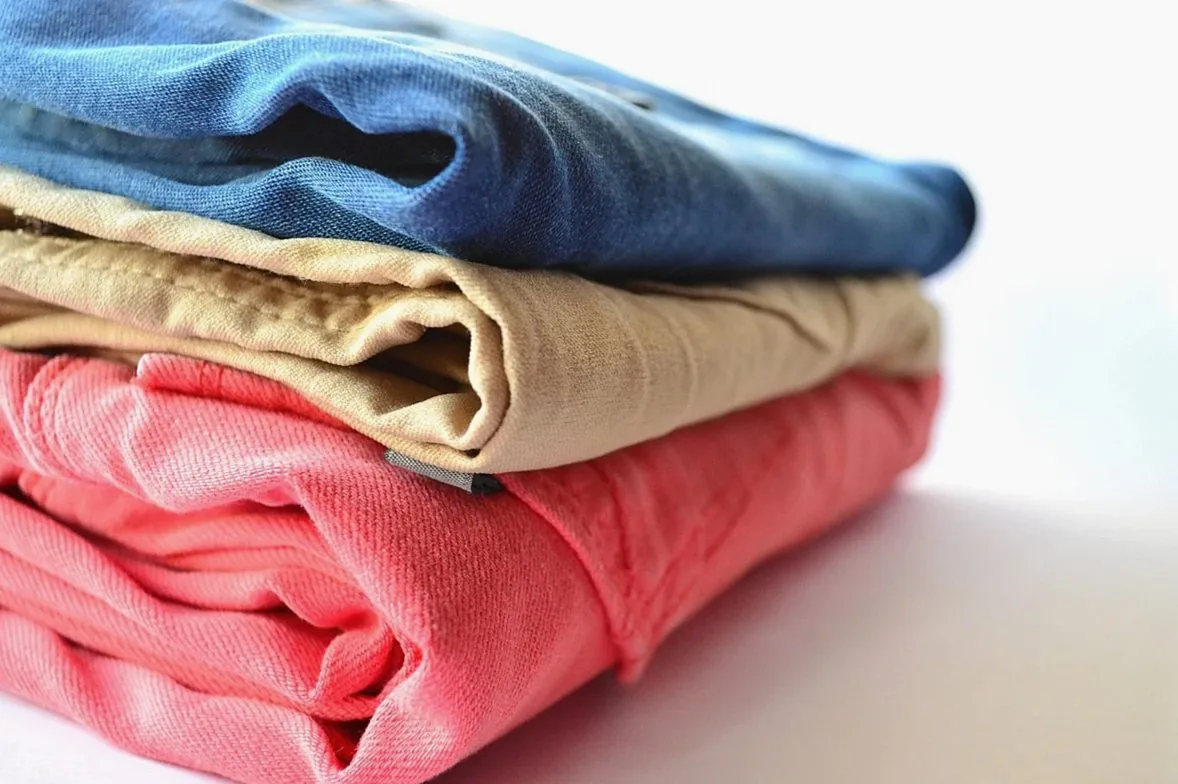 clothes, pants, clothing, stack, pink, blue, jeans, trousers, apparel, retail, fabric, laundry, laundry, laundry, laundr